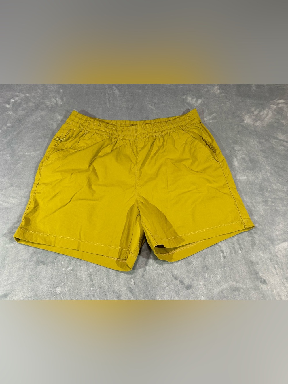 Alaskan Hard gear By Duluth Trading Women’s Hiking Shorts-14 Mustard Yellow